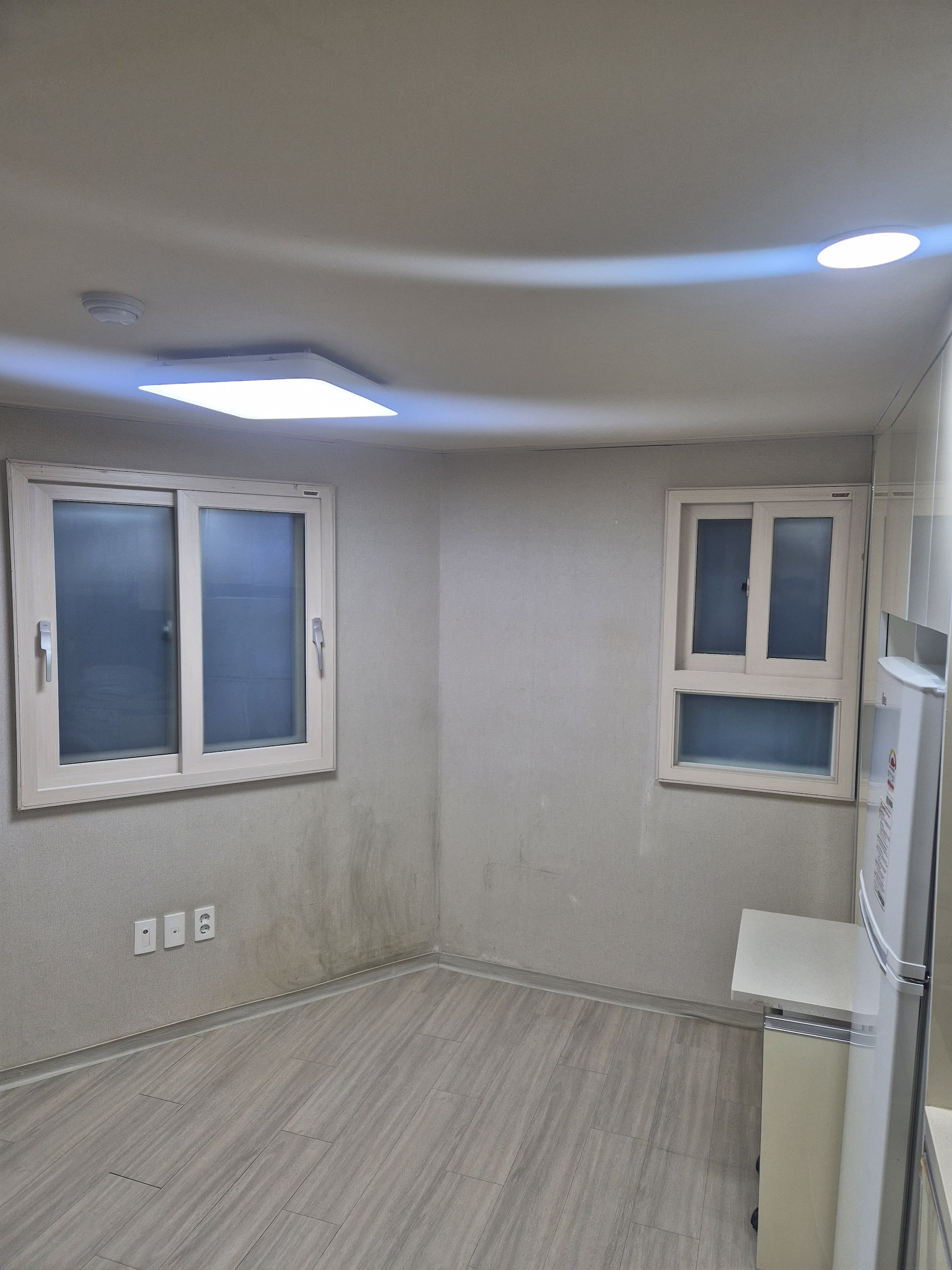 김포 장기동 원룸 도배 시공 — 합지