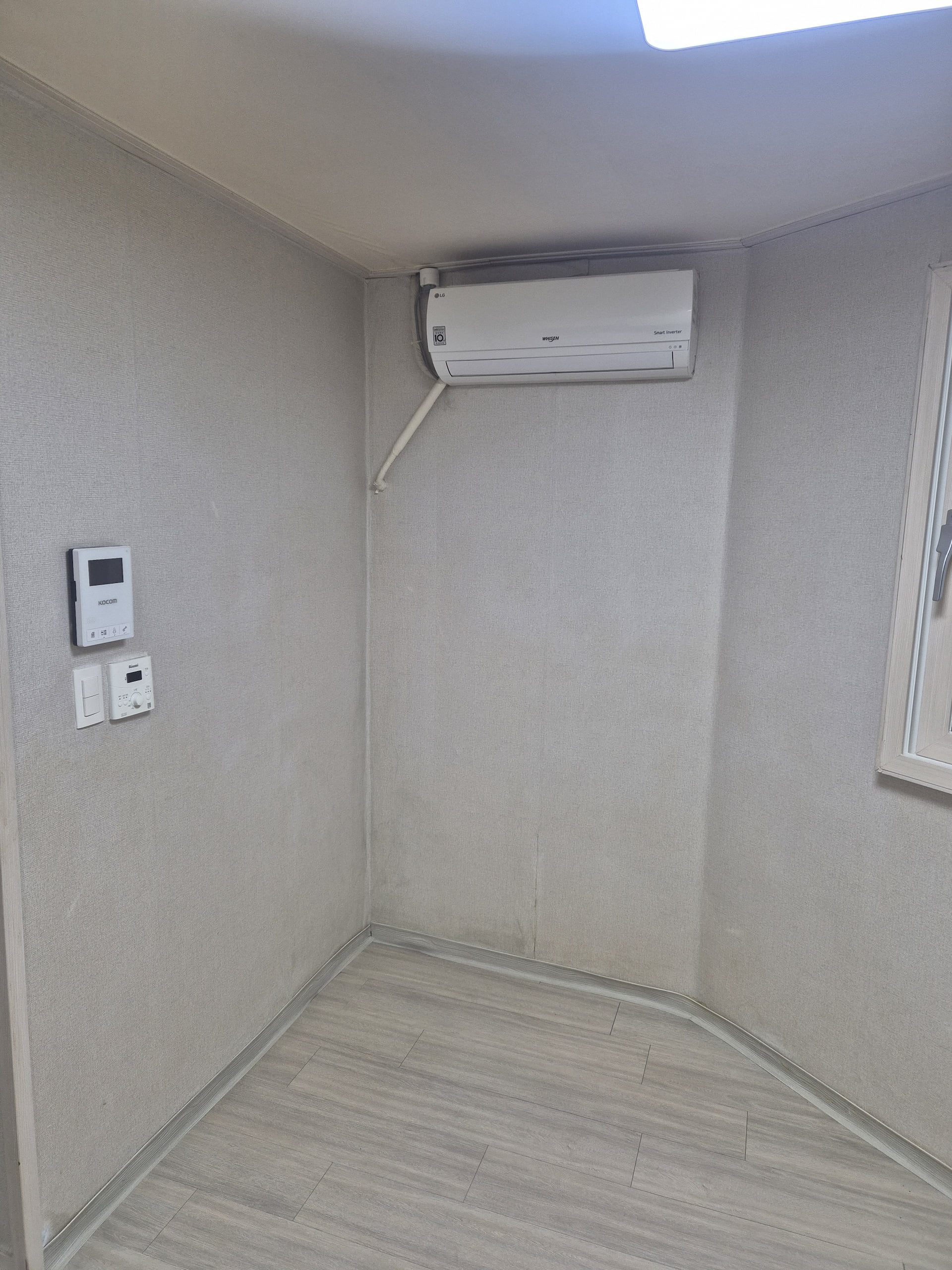 김포 장기동 원룸 도배 시공 — 합지