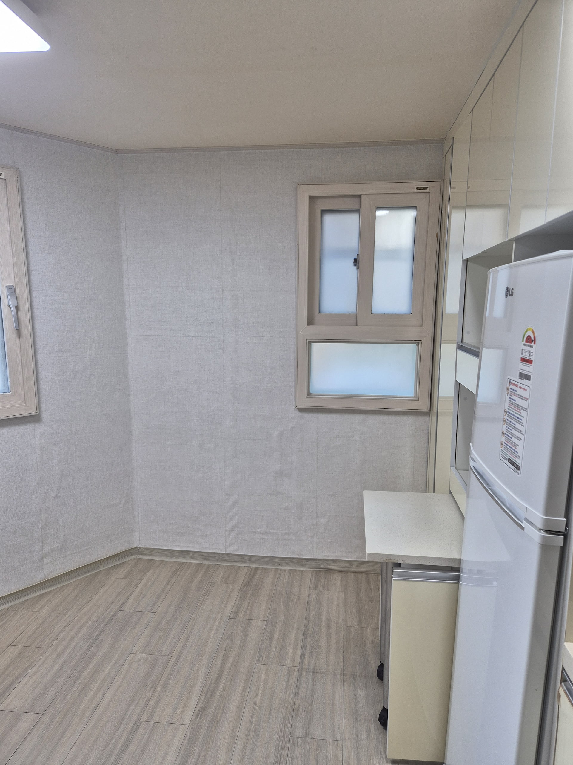 김포 장기동 원룸 도배 시공 — 합지