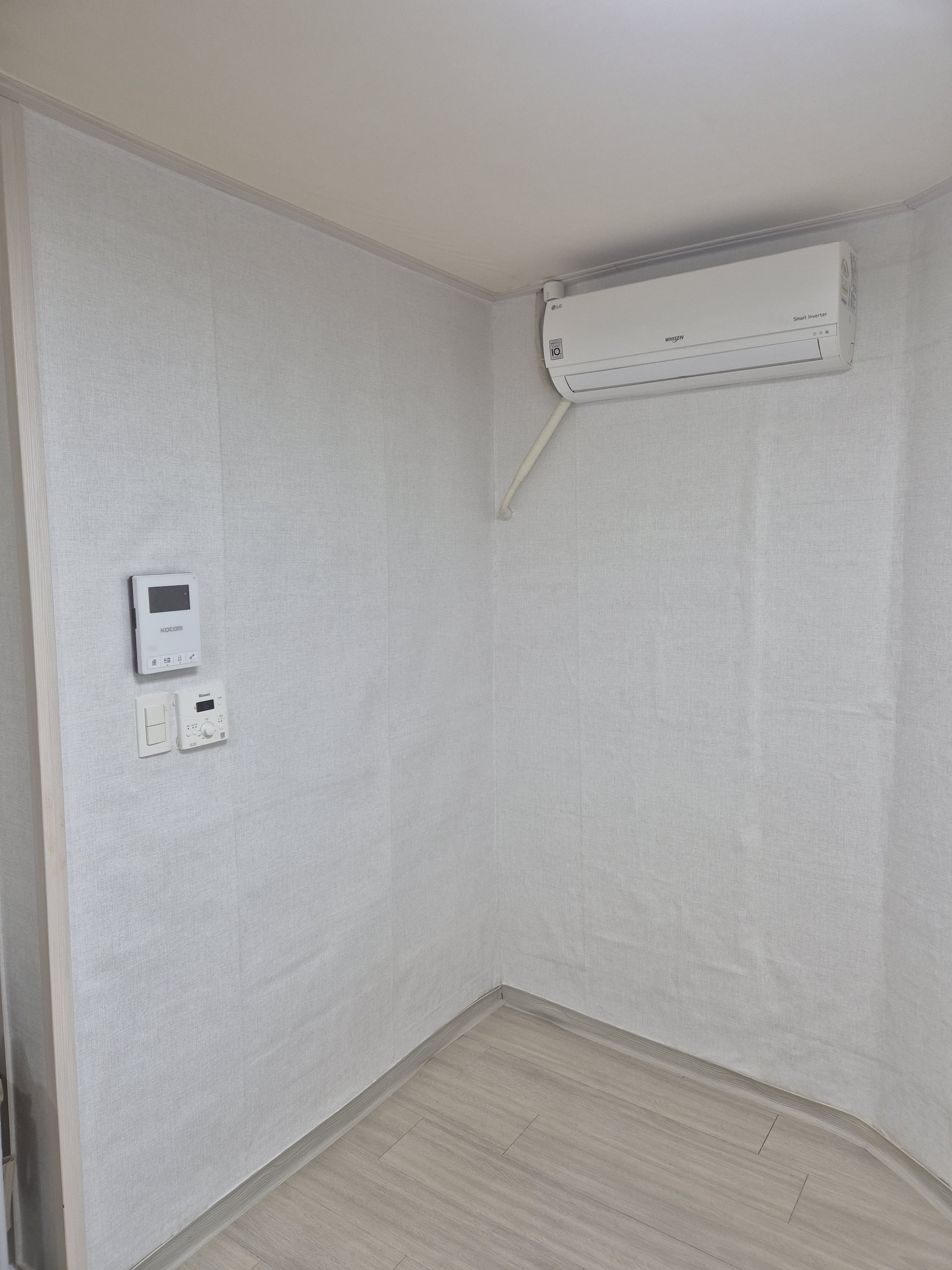 김포 장기동 원룸 도배 시공 — 합지